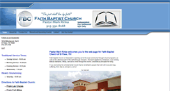 Desktop Screenshot of faithbaptistelpaso.org